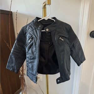 Urban Republic Charcoal Faux Leather Jacket